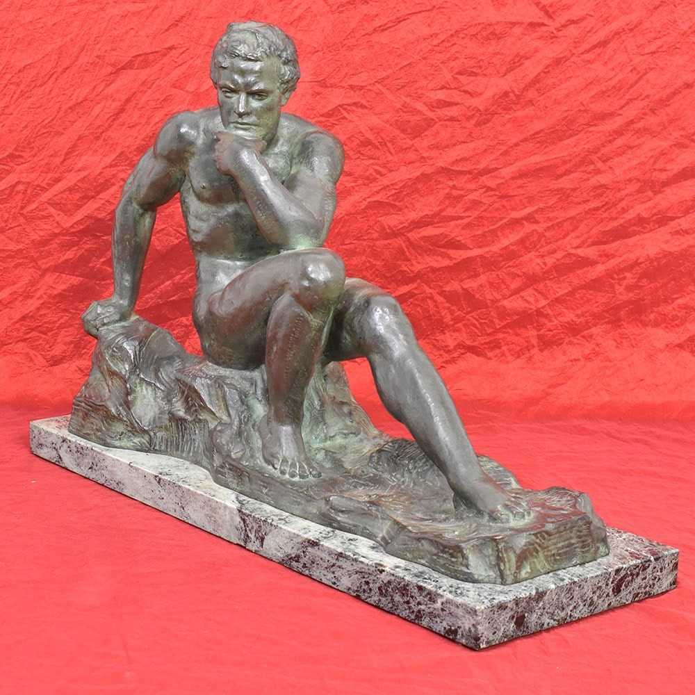 STB79 1 art deco sculpture nude man bronze statue.jpg